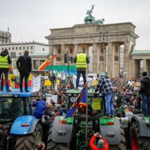 German farmers protest